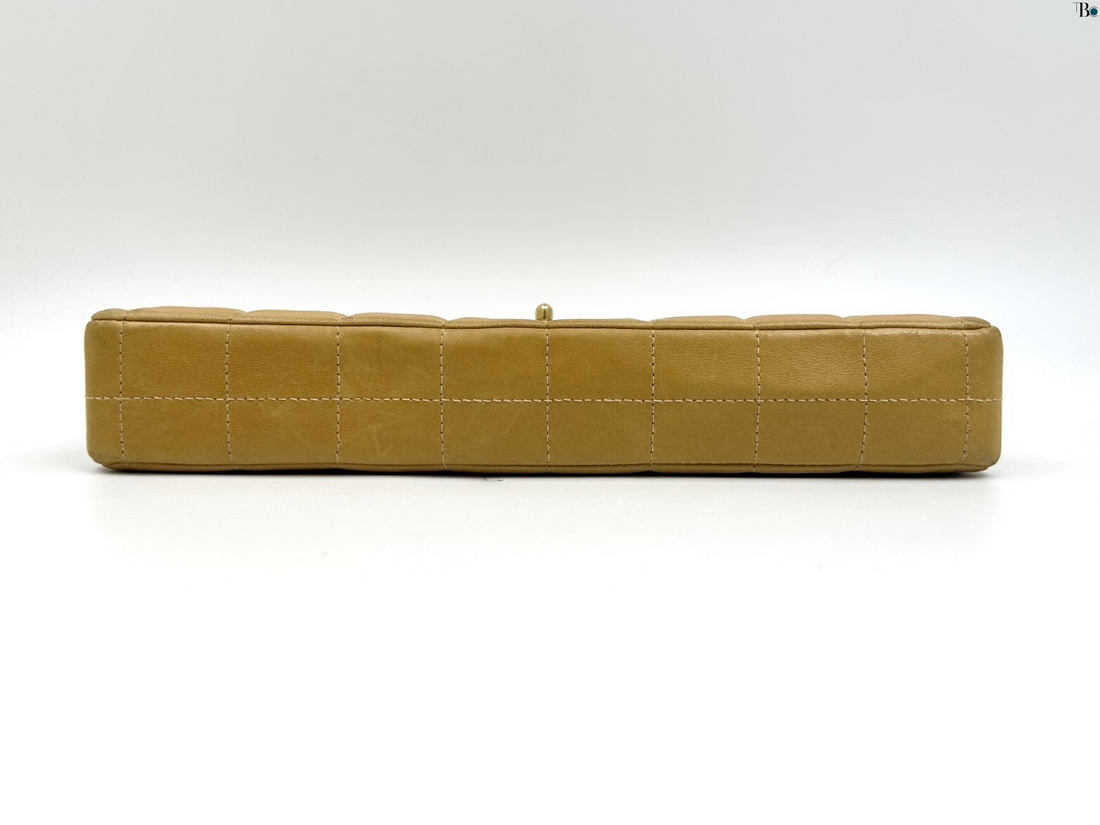 Chanel Chocolate Bar Shoulder Bag Beige