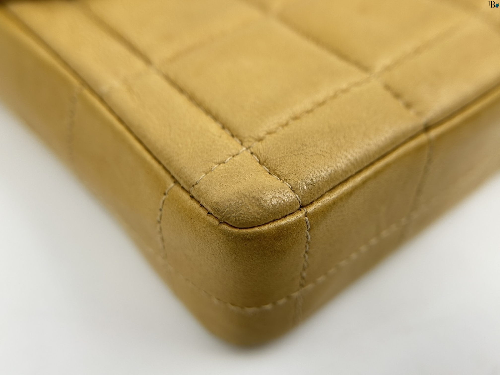 Chanel Chocolate Bar Shoulder Bag Beige